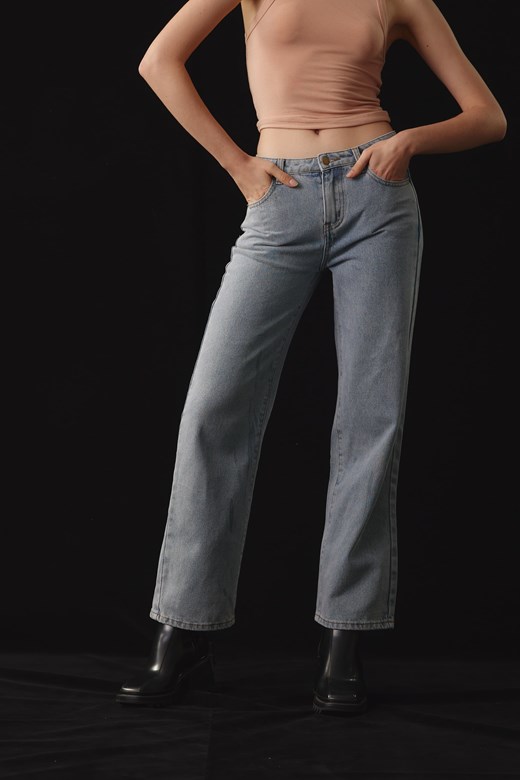 Gianna Straight-Leg Denim Jeans