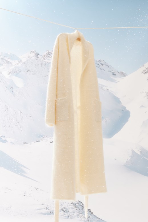 Leah Alpaca Long Cardi Coat
