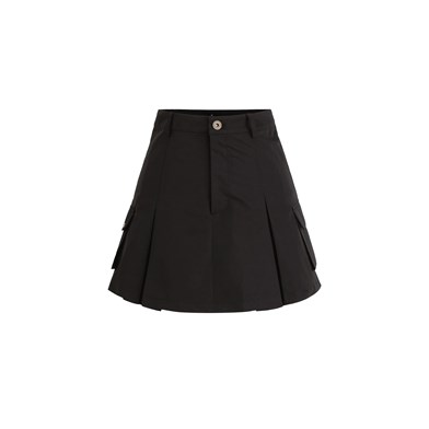 nylon chino mini skirt