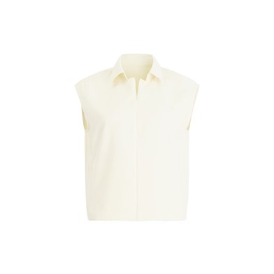 damask sleeveless blouse
