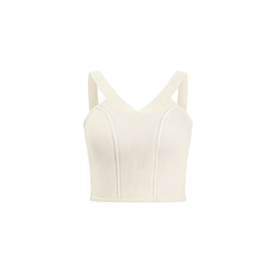 knitted V cut camisole