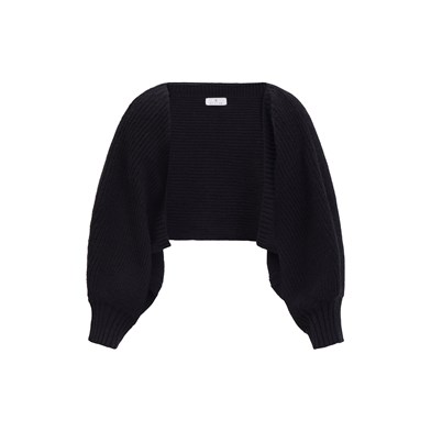 puff sleeve cardigan