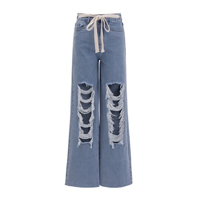 the big distressed jeans