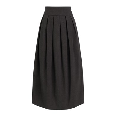 pleated bubble skirt