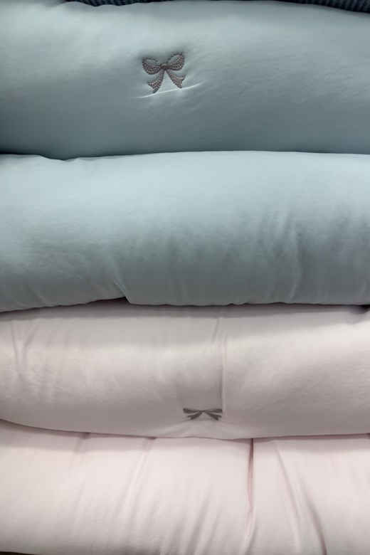 刺繡蝴蝶結四季被(薄/S)