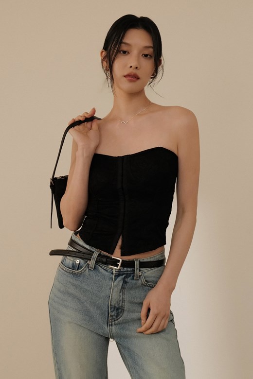 蕾絲馬甲平口BRA TOP