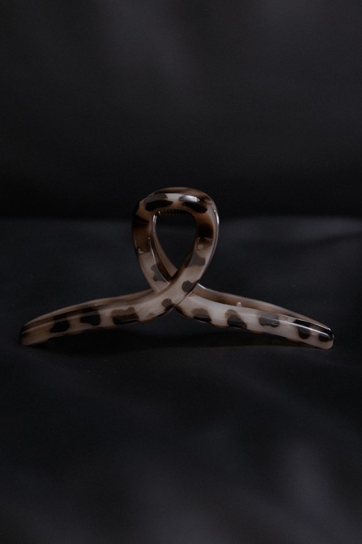 20 野性優雅交叉豹紋髮夾