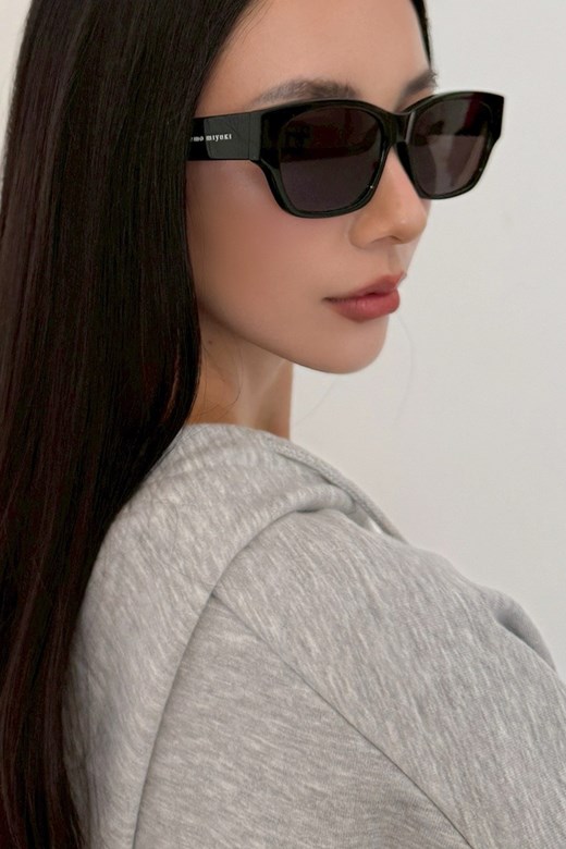 miyuki品牌經典方框墨鏡