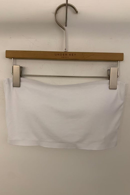 17 簡約彈力平口背釦BRA TOP