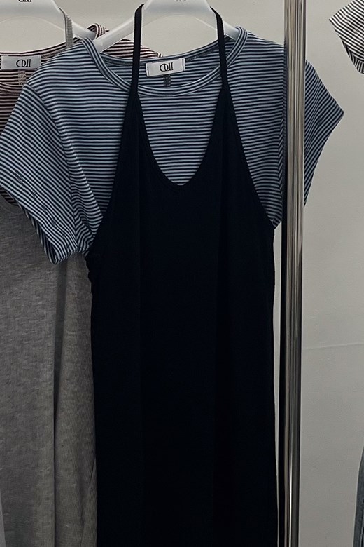 08 棉質親膚繞脖背心上衣