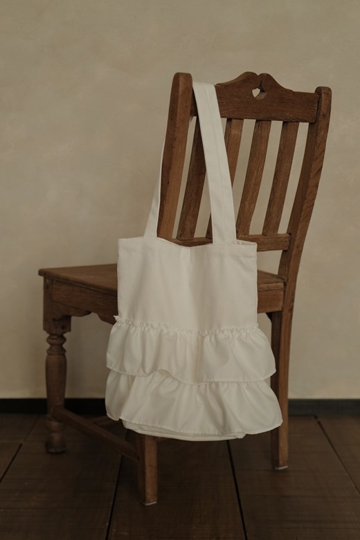 雙層荷葉帆布包