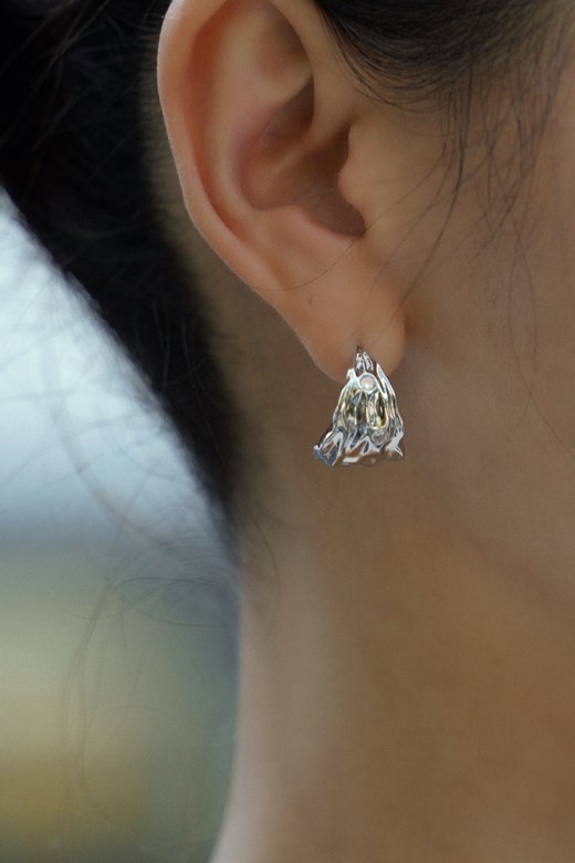 立體雕紋造型耳環