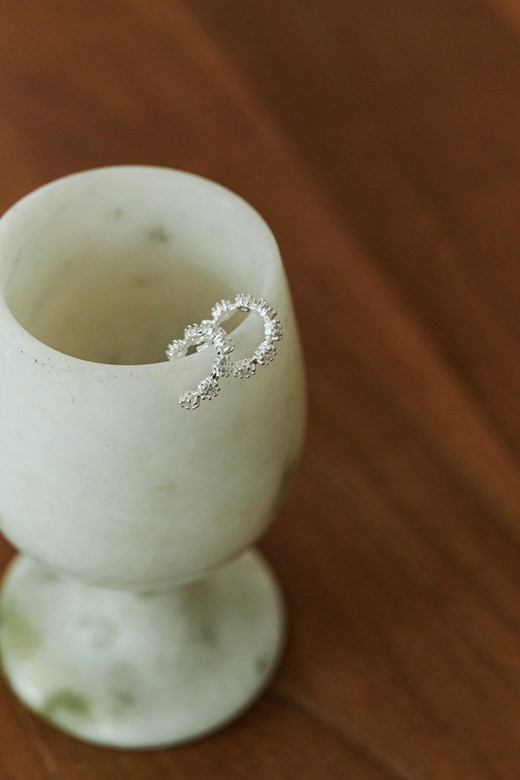 S925多層次造型銀耳骨夾