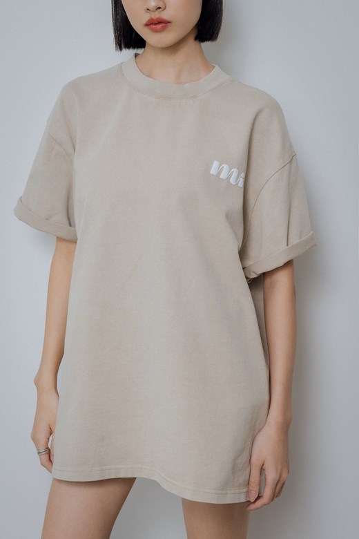 mi發泡印花寬鬆水洗TEE