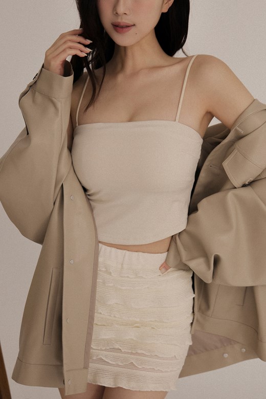 彈力小圓弧BRA TOP
