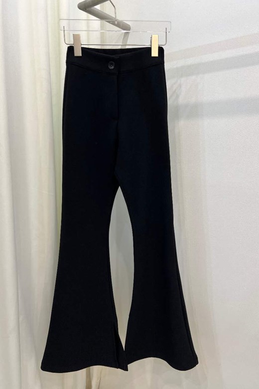 高腰顯瘦喇叭長褲