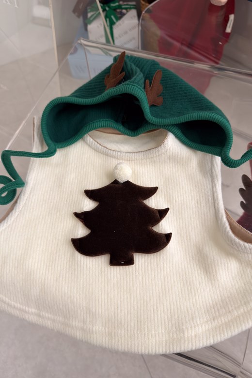 北歐聖誕樹短毛絨背心(KIDS)