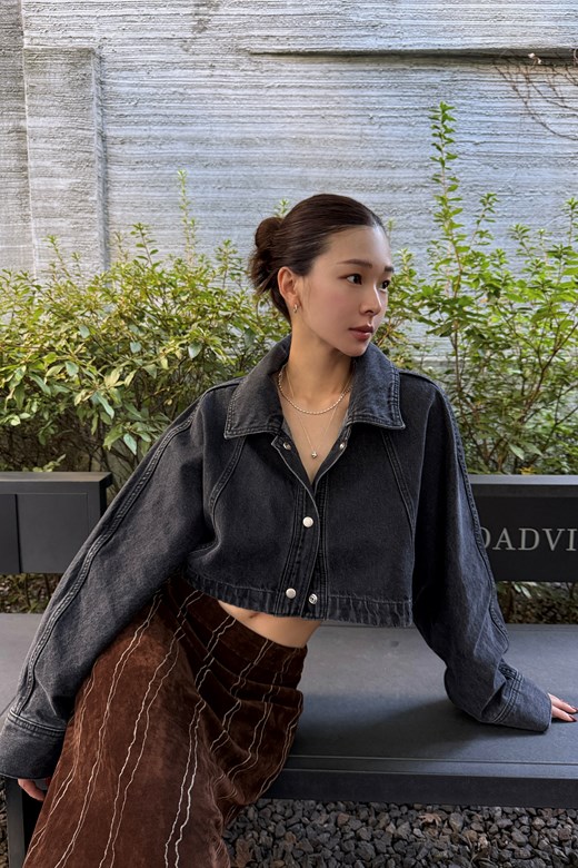 Seoul Flow 連袖牛仔外套