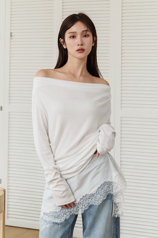 17 層次感圓領長袖上衣