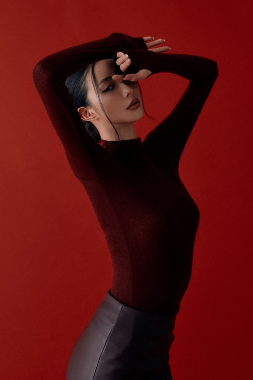 日常極柔微立領打底衣