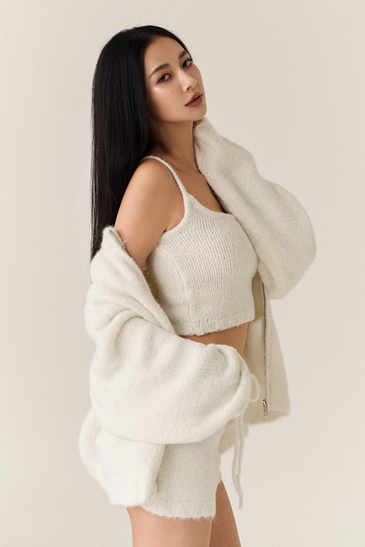 慵懶毛茸毛衣外套