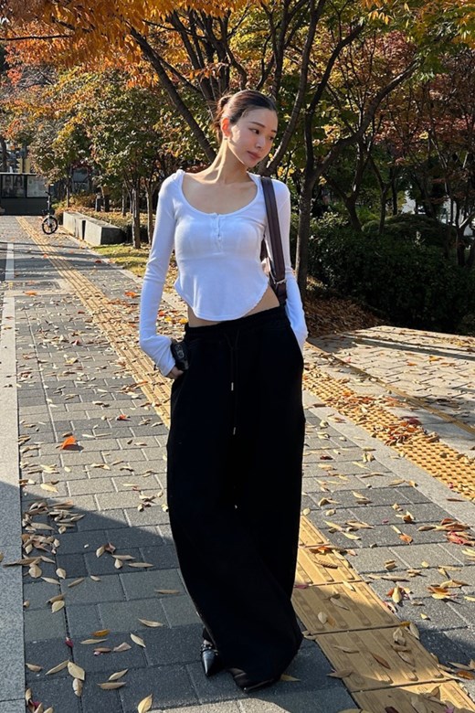 立體繭型刷毛設計棉褲