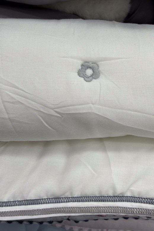 刺繡小花四季被(刷毛/S)