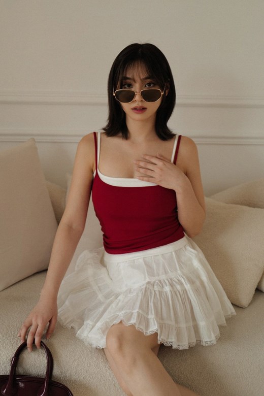 夏日特愛純色細肩背心