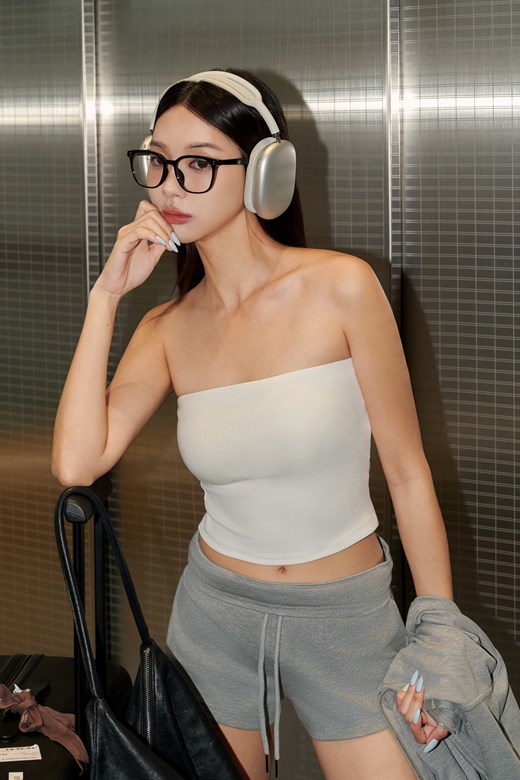 日常厚磅柔棉平口BRA TOP