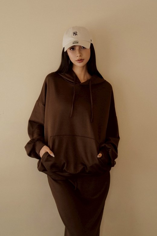 輕柔斜紋磨毛帽TEE