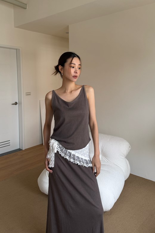 夏日不費力細肩長裙套裝