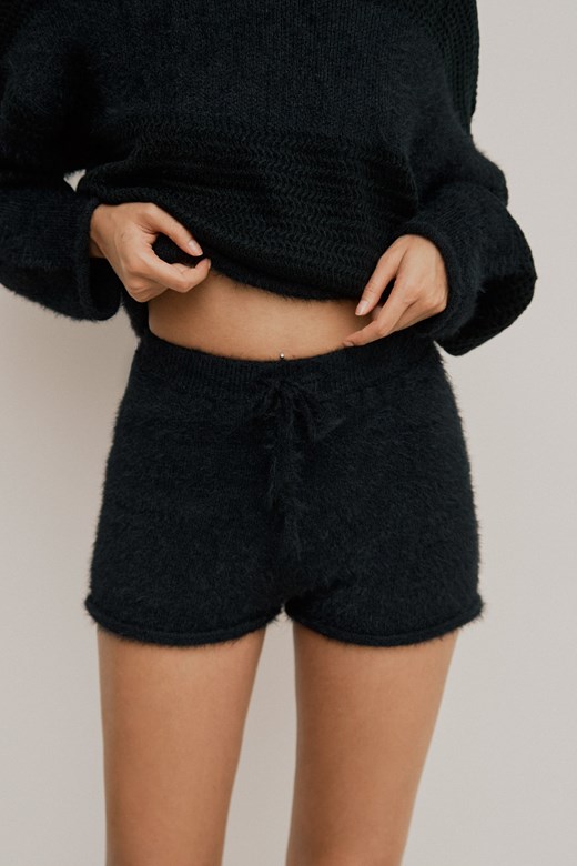 慵懶軟糯綁繩短褲