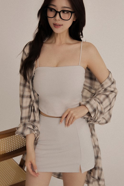 彈力小圓弧BRA TOP