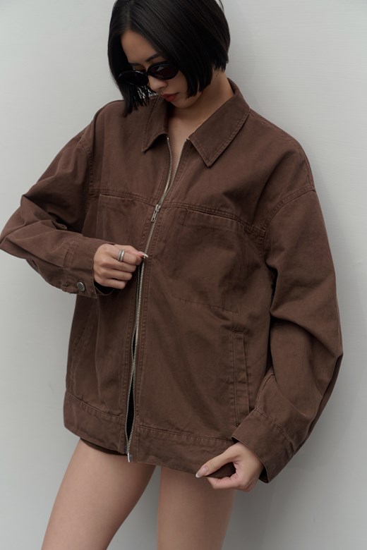 水洗感丹寧夾克外套