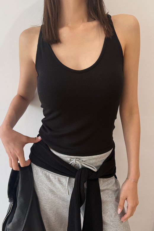 01 蕾絲拼接美背細肩BRA TOP背心