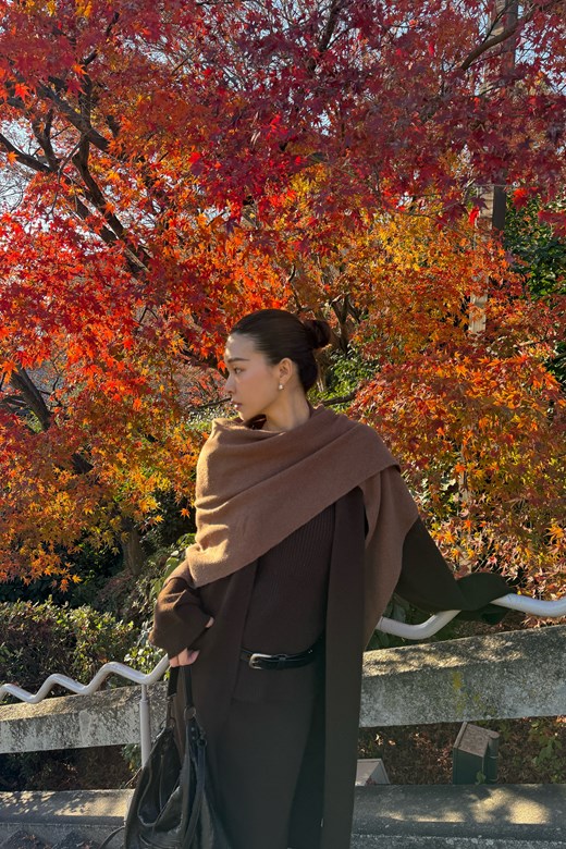 100%羊毛柔軟三角披肩圍巾