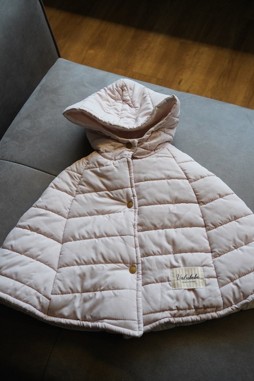 雲朵感連帽蓬蓬斗篷（KIDS）