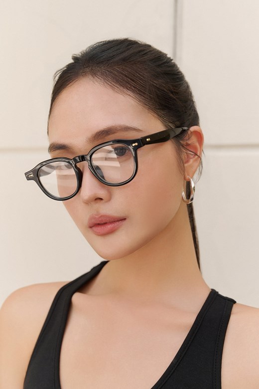 極簡小臉黑框眼鏡