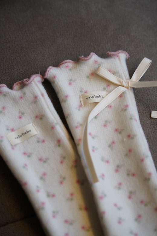 Soft Blossom 柔粉花蕾長襪（KIDS）