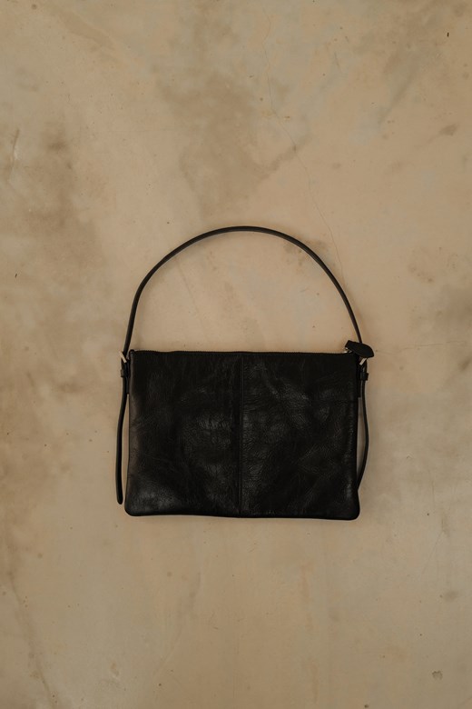 2WAY簡約牛皮單肩方包