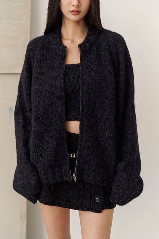 慵懶毛茸毛衣外套