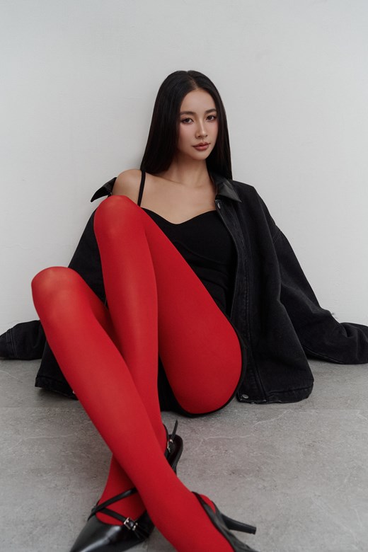 時髦造型80D彈力褲襪