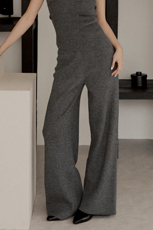 好身材厚針織長褲