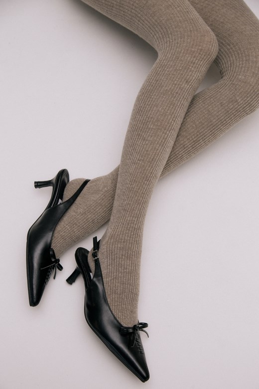 蝴蝶結簡約尖頭跟鞋(版型偏小)