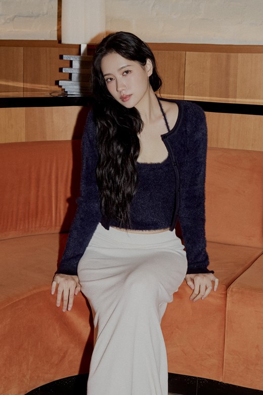 仿貂毛針織排釦外套