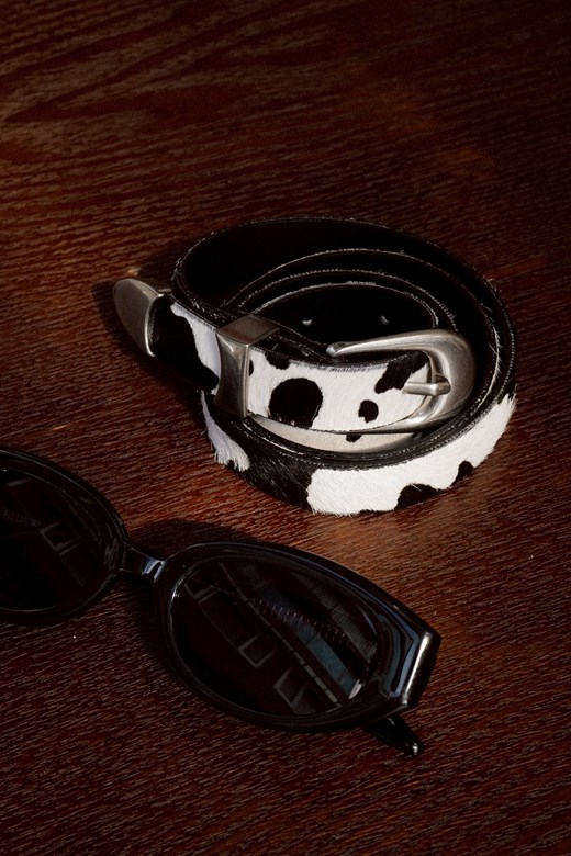 動物紋毛感粗皮帶