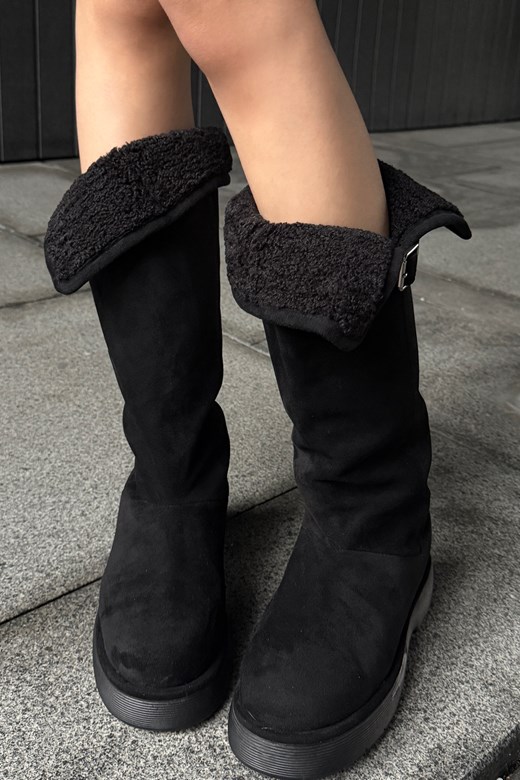 25 刷毛麂皮長靴