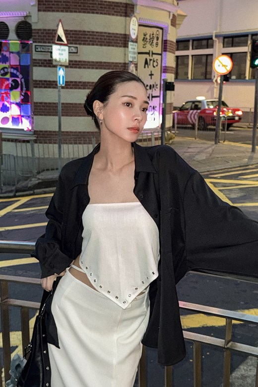 銀圈三角綁帶腰飾