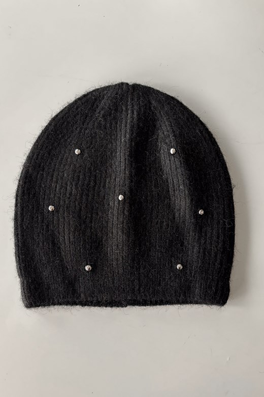 時髦鉚釘針織毛帽