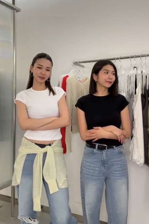 每天都要穿彈力短Tee